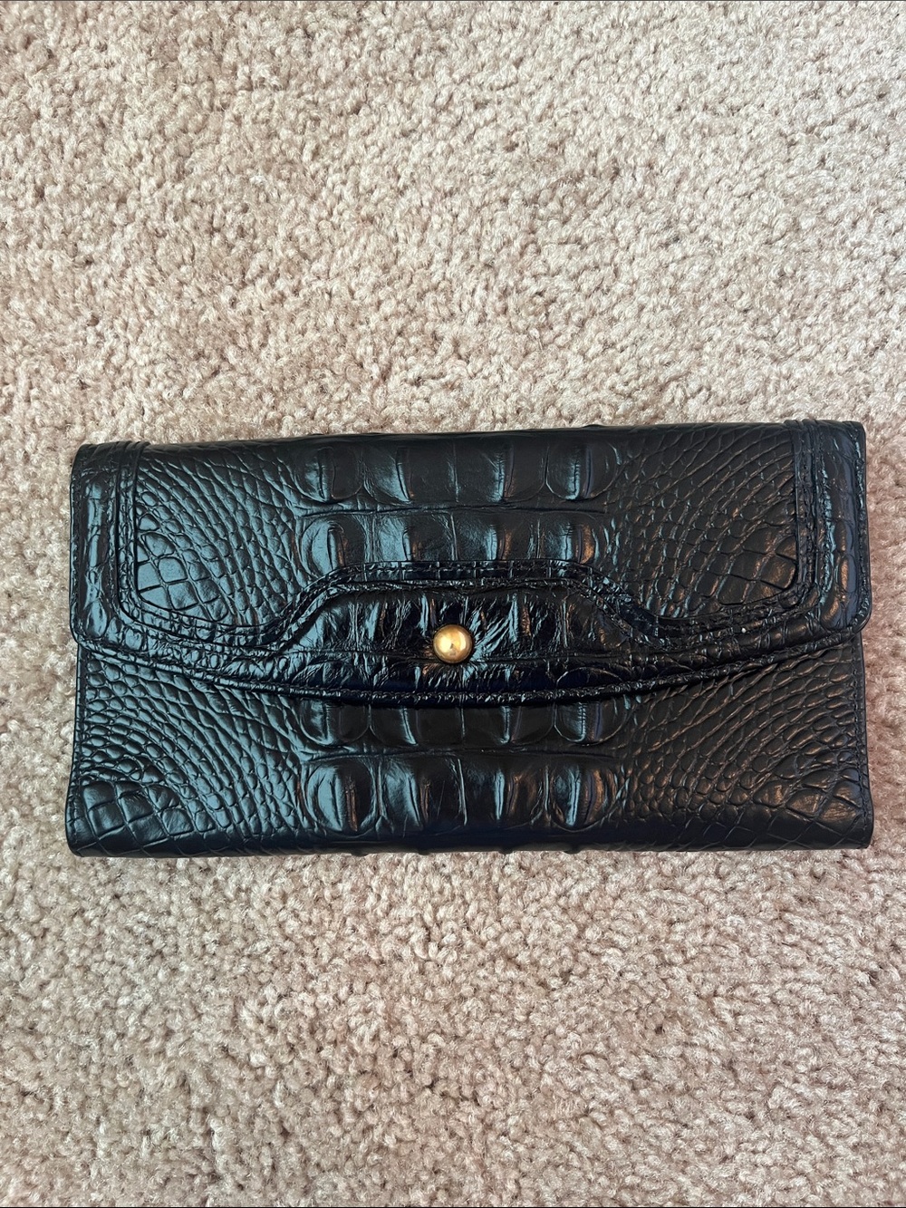 Brahmin Vintage Croc Embossed Wallet